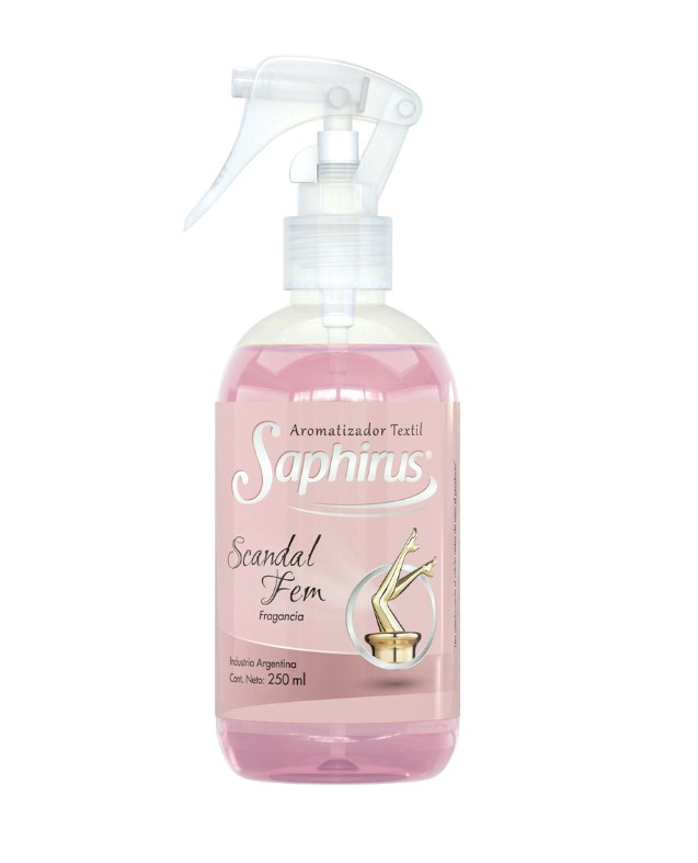 Aromatizante Textil SAPHIRUS SCANDAL FEM 250 ml
