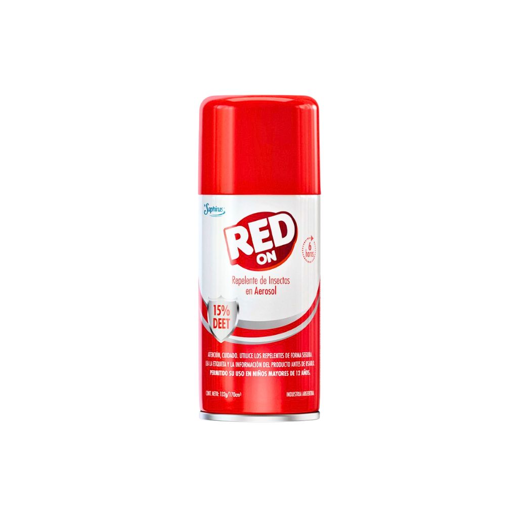 Red On AEROSOL - ROJO 6 HORAS - 170 ml