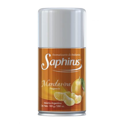 Aromatizador de Ambientes en Aerosol Saphirus MANDARINA